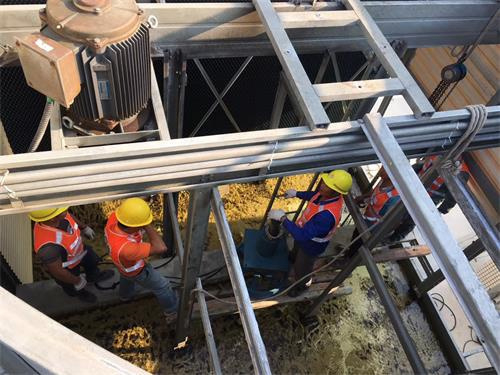 開式冷卻塔電機和水盤保護措施(開式冷卻塔一般能降